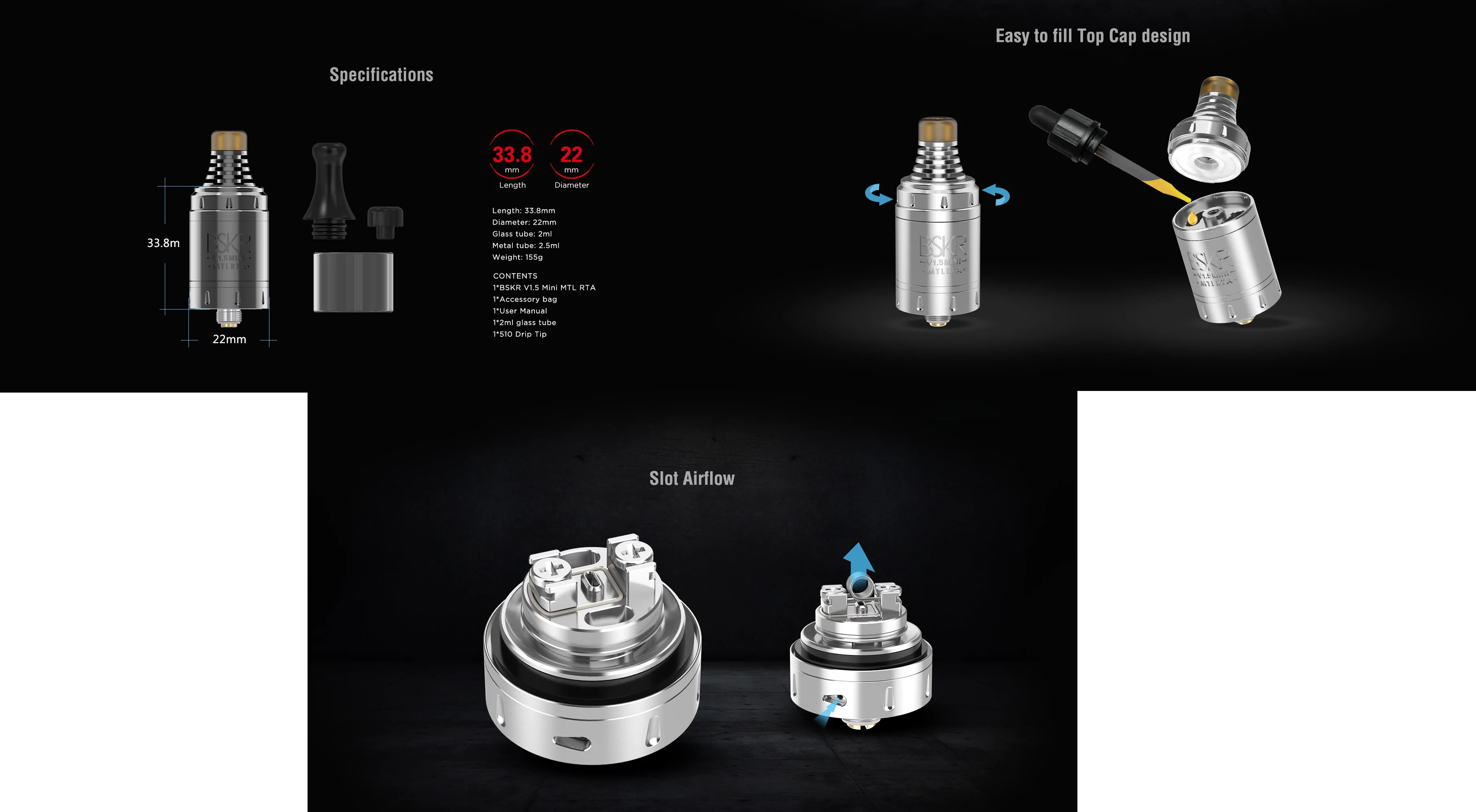Vandy Vape Berserker V1.5 MINI MTL RTA